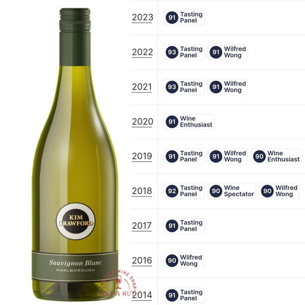 Rượu vang Kim Crawford Sauvignon Blanc - Thế giới rượu ngoại