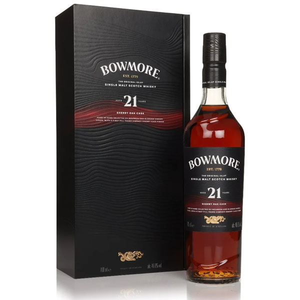 Rượu Bowmore 21 Year Old Sherry Oak