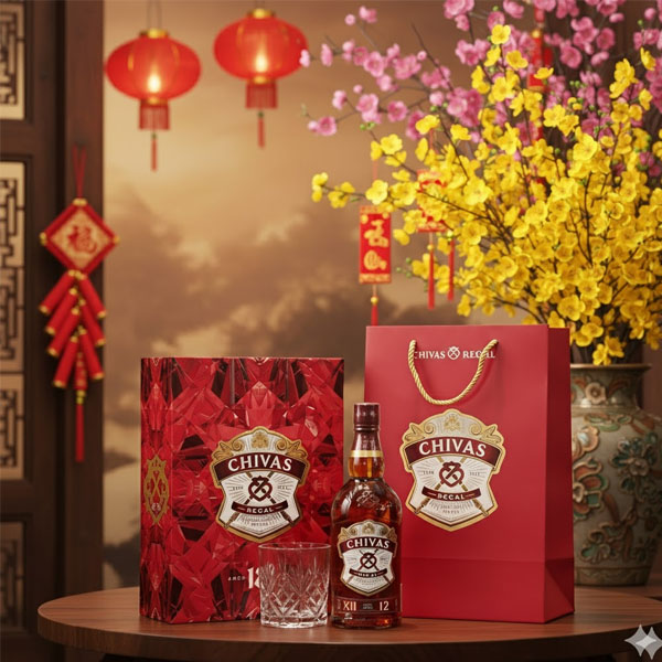 Rượu Chivas Regal 12 Năm Hộp Quà Tết