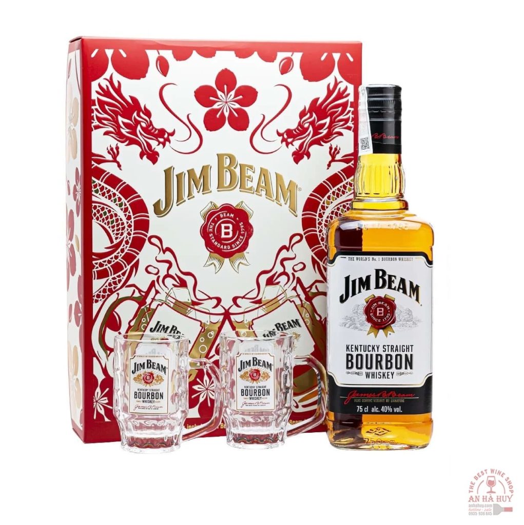 Rượu Jim Beam Hộp Quà Tết 2024 Thế giới rượu ngoại
