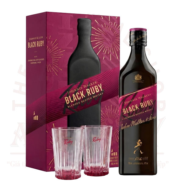 Rượu Johnnie Walker Black Ruby - Hộp Quà Tết 2027