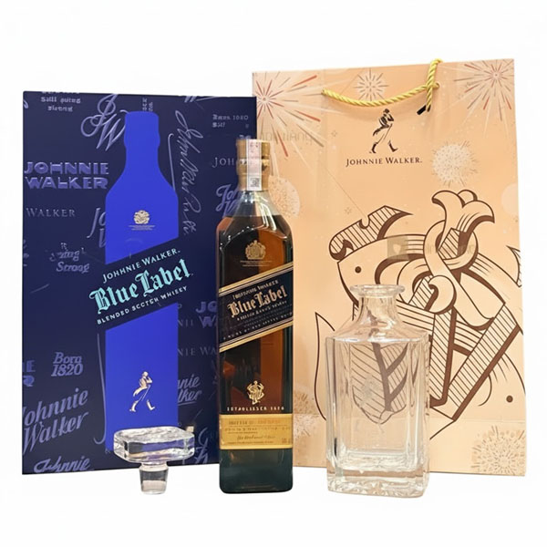 Rượu Johnnie Walker Blue - Hộp quà Tết 2026