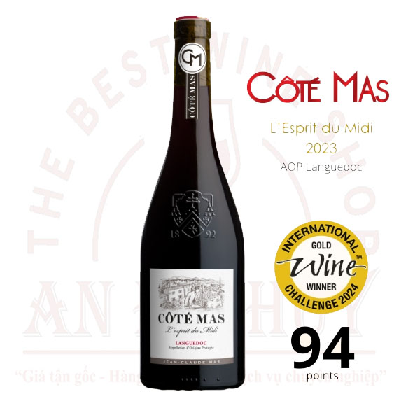 Rượu vang Cote Mas Languedoc Rouge