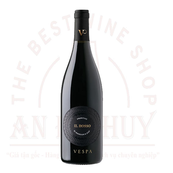 Rượu vang Vespa IL Rosso Primitivo di Manduria DOP