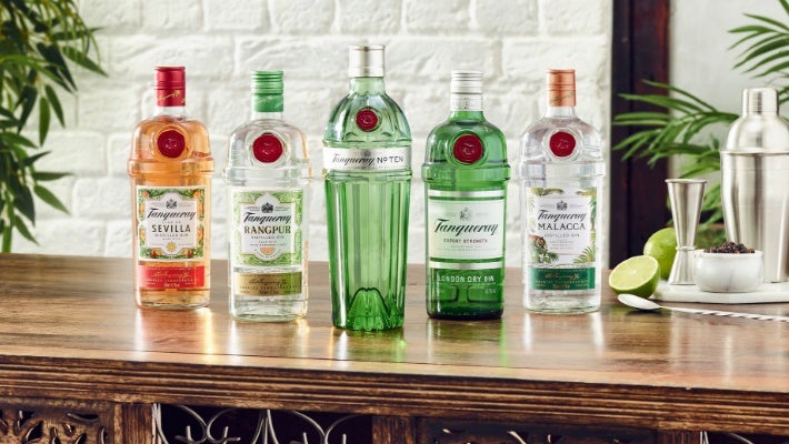 Key bottlings in the Tanqueray portfolio | ©Diageo